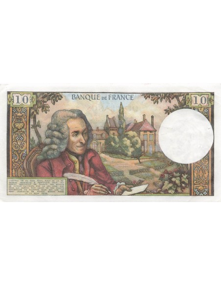 10 Francs Voltaire - 02-12-1971 - Série P.730 10 francs 1971
