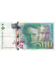 500 Francs Pierre et Marie Curie - 1995 - Série M.034 500 francs 1995