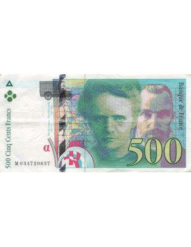 500 Francs Pierre et Marie Curie - 1995 - Série M.034 500 francs 1995