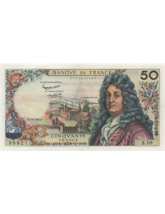 50 Francs Racine - 07-06-1962 - Série S.10 50 francs 1962