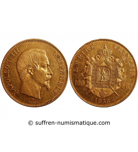NAPOLEON III﻿ - 100 FRANCS OR 1856 A PARIS﻿