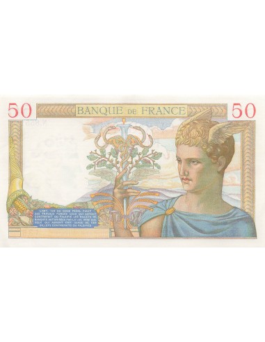50 Francs Cérès - 06-10-1938 - Série N.8551 50 francs 1938
