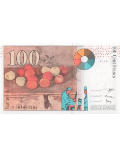 100 Francs Cezanne - 1998 - Série V.064 100 francs 1998 2