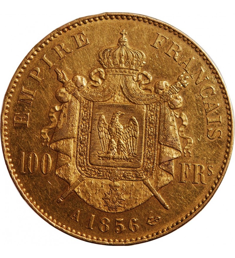 NAPOLEON III﻿ - 100 FRANCS OR 1856 A PARIS﻿