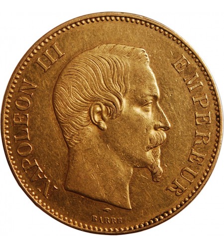 NAPOLEON III﻿ - 100 FRANCS OR 1856 A PARIS﻿