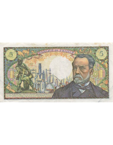 5 Francs Pasteur - 08-01-1970 - Série Z.119 5 francs 1970