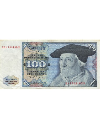 Allemagne (RFA) 100 Mark - 02-01-1970 - P.34 100 mark 1970