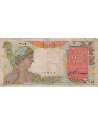 Indo-Chine Fr. 100 Piastres - ND (1947-1954) - P.82 100 piastres 1947