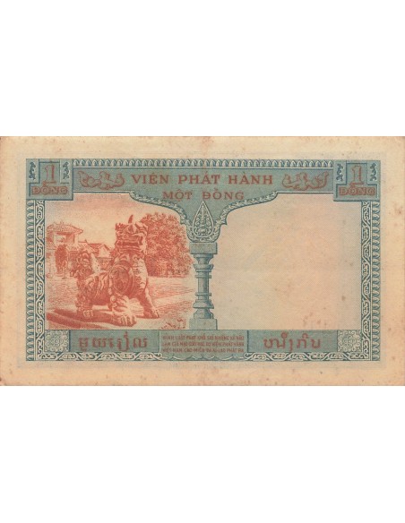 Indo-Chine Fr. 1 Piastre - Vietnam - ND (1954) - P.105 1 piastre 1954