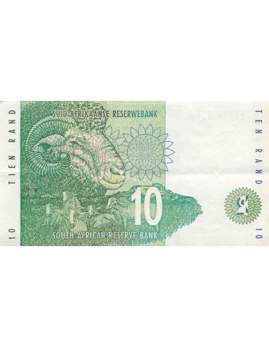 Afrique du Sud 10 Rand - Rhinoceros - ND (1993) - P.123 10 rand 1993