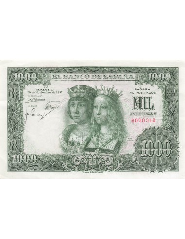 Espagne 1000 Pesetas - Rois catholiques - 1957 - P.149 1000 pesetas 1957