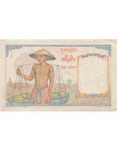Indo-Chine Fr. 1 Piastre - ND (1953) - P.92 1 piastre 1953 2