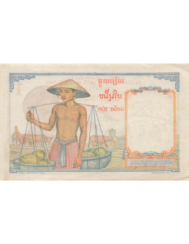 Indo-Chine Fr. 1 Piastre - ND (1953) - P.92 1 piastre 1953