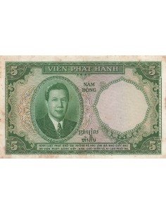 Indo-Chine Fr. 5 Piastres - Vietnam - ND (1953) - P.106 5 piastres 1953