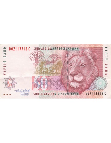 Afrique du Sud 50 Rand - Lion - ND (1992) - P.125 50 rand 1992