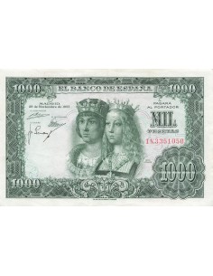 Espagne 1000 Pesetas - Rois catholiques - 1957 - P.149 1000 pesetas 1957