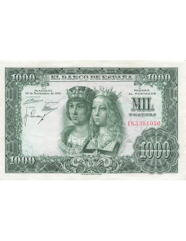 Espagne 1000 Pesetas - Rois catholiques - 1957 - P.149 1000 pesetas 1957