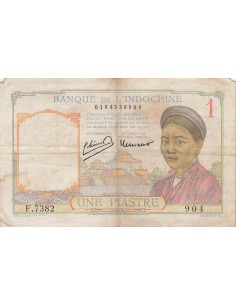 Indo-Chine Fr. 1 Piastre - ND (1946) - P.54 1 piastre 1946
