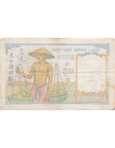 Indo-Chine Fr. 1 Piastre - ND (1946) - P.54 1 piastre 1946 2