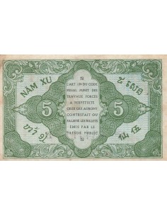 Indo-Chine Fr. 5 Cents - ND (1942) - P.88 5 cents 1942 2