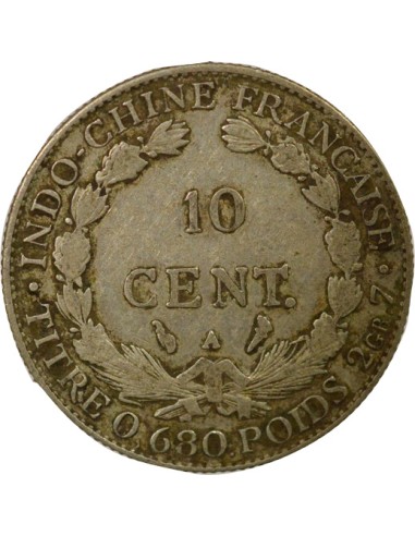 Indo-Chine Fr. Indochine Française - 10 Centièmes Argent 1927 10 centimes Argent 1927 A - Paris