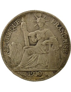 Indo-Chine Fr. Indochine Française - 20 Centiemes Argent 1930 20 centimes Argent 1930 A Paris 2