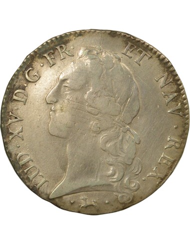 au Bandeau - 1744 L Bayonne 1 écu Argent 1744 L Bayonne