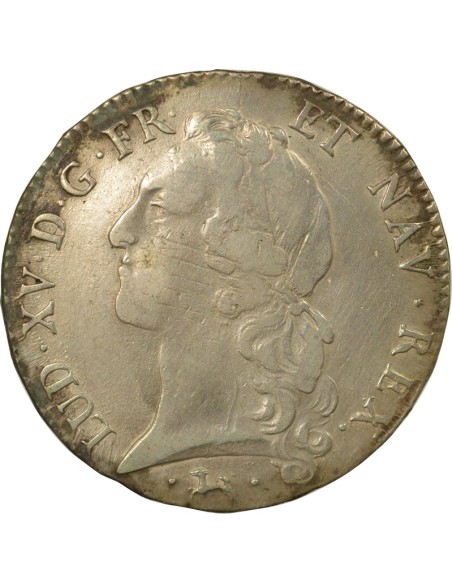 au Bandeau - 1744 L Bayonne 1 écu Argent 1744 L Bayonne