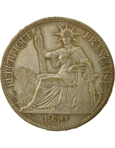 Indo-Chine Fr. Indochine Française - 20 Centiemes Argent 1930 20 centimes Argent 1930 A Paris