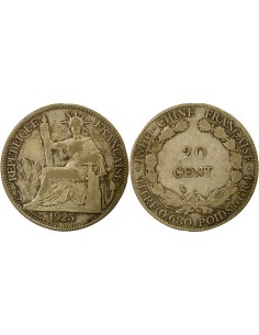 Indo-Chine Fr. Indochine Française - 20 Centiemes Argent 1925 20 centimes Argent 1925 A Paris