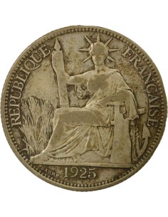 Indo-Chine Fr. Indochine Française - 20 Centiemes Argent 1925 20 centimes Argent 1925 A Paris 2