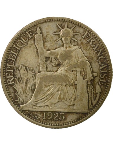 Indo-Chine Fr. Indochine Française - 20 Centiemes Argent 1925 20 centimes Argent 1925 A Paris