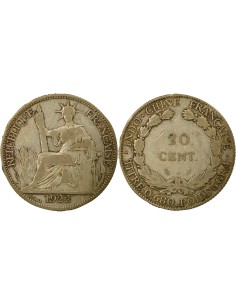 Indo-Chine Fr. Indochine Française - 20 Centiemes Argent 1922 20 centimes Argent 1922 A Paris