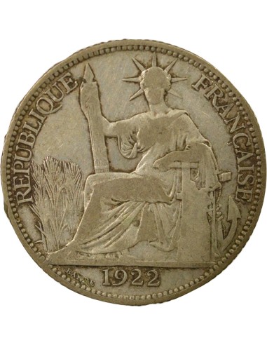 Indo-Chine Fr. Indochine Française - 20 Centiemes Argent 1922 20 centimes Argent 1922 A Paris