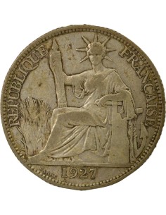 Indo-Chine Fr. Indochine Française - 20 Centiemes Argent 1927 20 centimes Argent 1927 A Paris 2