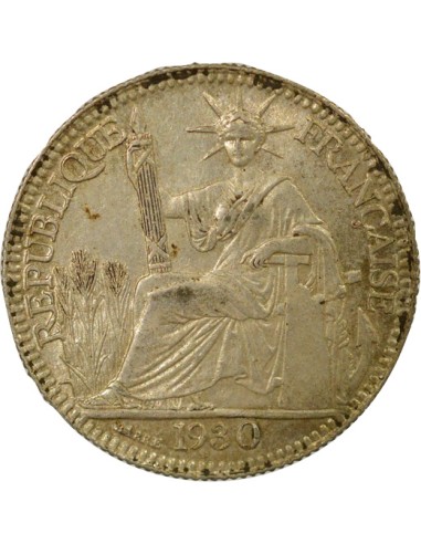 Indo-Chine Fr. Indochine Française - 10 Centièmes Argent 1930 10 centimes Argent 1930 A - Paris