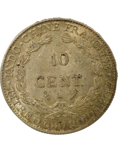 Indo-Chine Fr. Indochine Française - 10 Centièmes Argent 1930 10 centimes Argent 1930 A - Paris