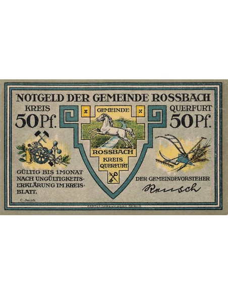 Allemagne 50 Pfennig - Rossbach - Notgeld 50 pfennig