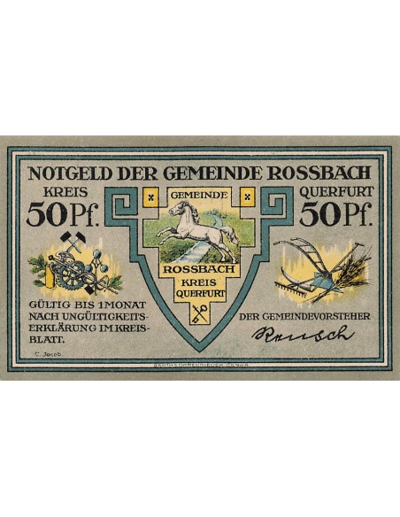Allemagne 50 Pfennig - Rossbach - Notgeld 50 pfennig