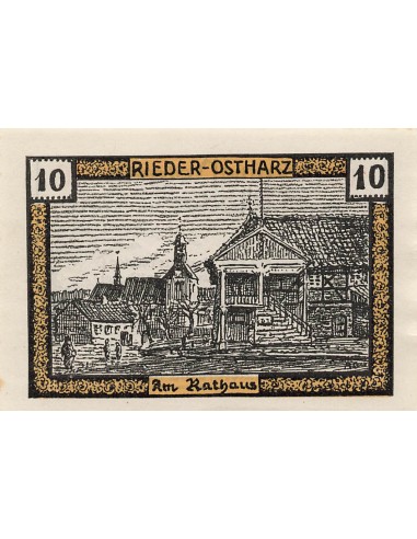 Allemagne 10 Pfennig - Rieder - Notgeld - 1921 10 pfennig 1921