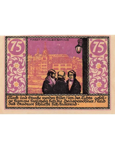 Allemagne 75 Pfennig - Rudolstadt - Notgeld - 1921 75 pfennig 1921