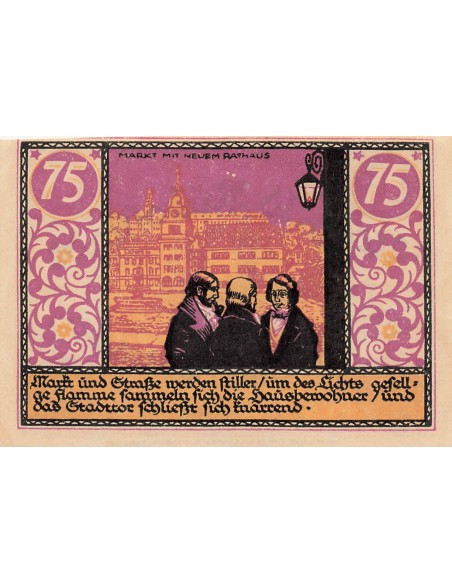 Allemagne 75 Pfennig - Rudolstadt - Notgeld - 1921 75 pfennig 1921