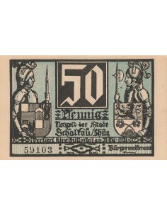 Allemagne 50 Pfennig - Schalkau - Notgeld 50 pfennig