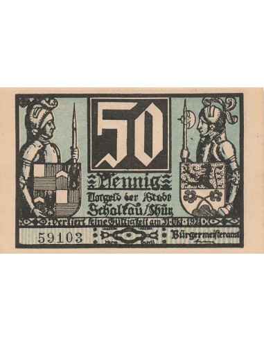 Allemagne 50 Pfennig - Schalkau - Notgeld 50 pfennig