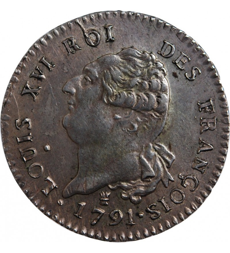 LOUIS XVI CONSTITUTION - 30 SOLS 1791 I LIMOGES