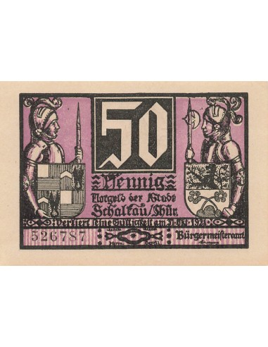 Allemagne 50 Pfennig - Schalkau - Notgeld 50 pfennig