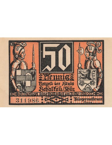 Allemagne 50 Pfennig - Schalkau - Notgeld 50 pfennig