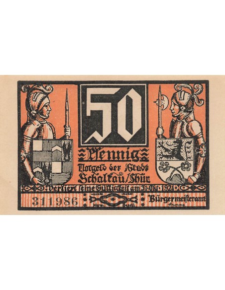 Allemagne 50 Pfennig - Schalkau - Notgeld 50 pfennig