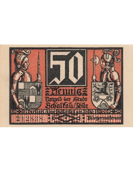 Allemagne 50 Pfennig - Schalkau - Notgeld 50 pfennig