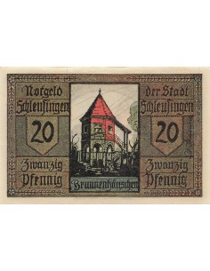 Allemagne 20 Pfennig - Schleusingen - Notgeld 20 pfennig 2